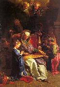 Jean-Baptiste Jouvenet The Education of the Virgin oil painting on canvas
